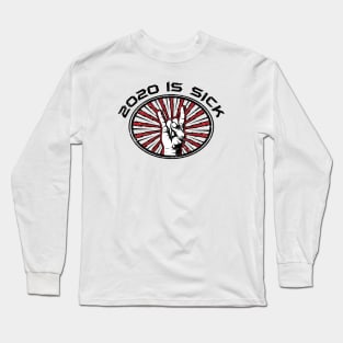 2020 is Sick Mask - CIVID-19 - Red and Black Long Sleeve T-Shirt